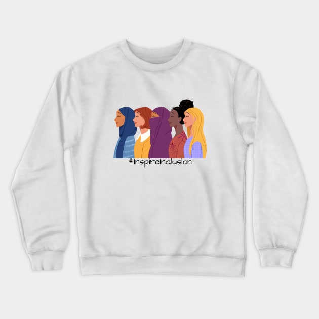 International Women's day Crewneck Sweatshirt by nancy.hajjar@yahoo.com